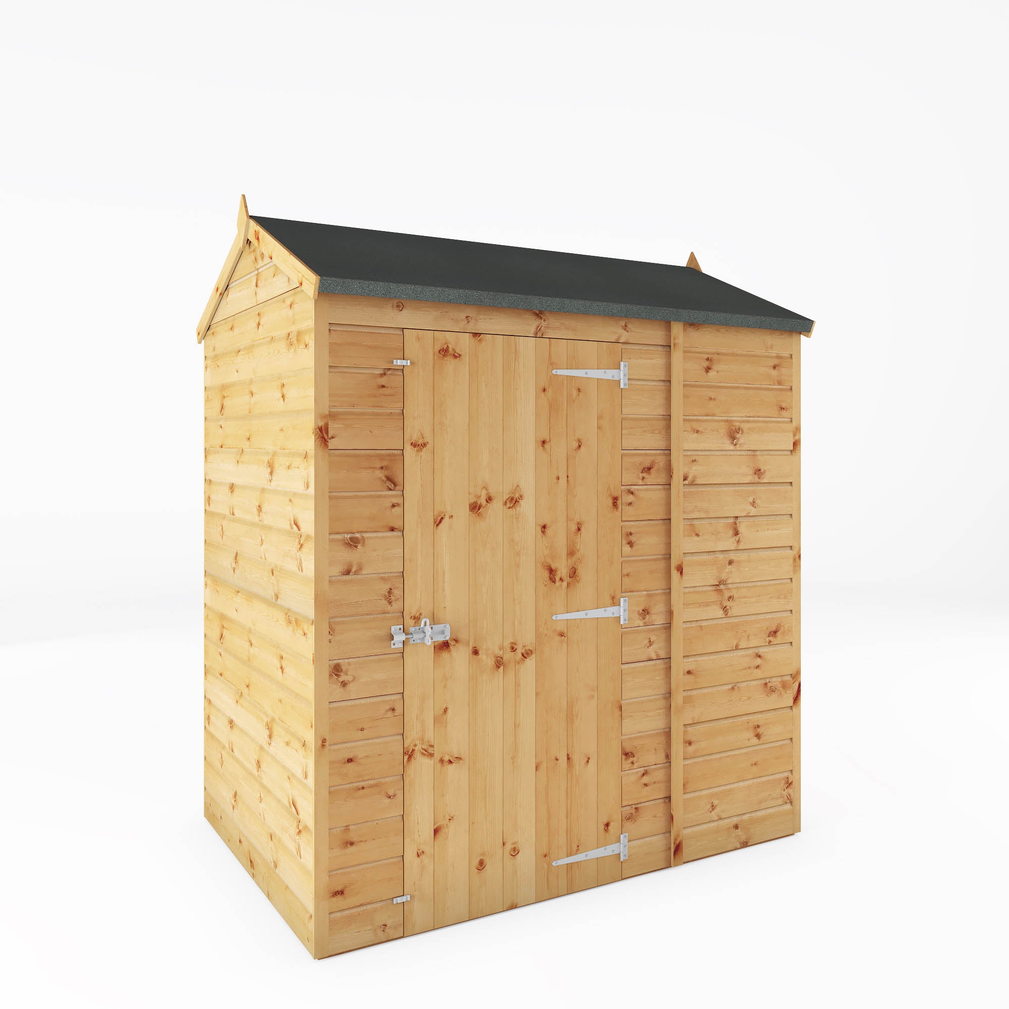 Mercia Shiplap Reverse Apex Windowless Shed (6x4) (SI-001-003-0160 - EAN 5029442006437)