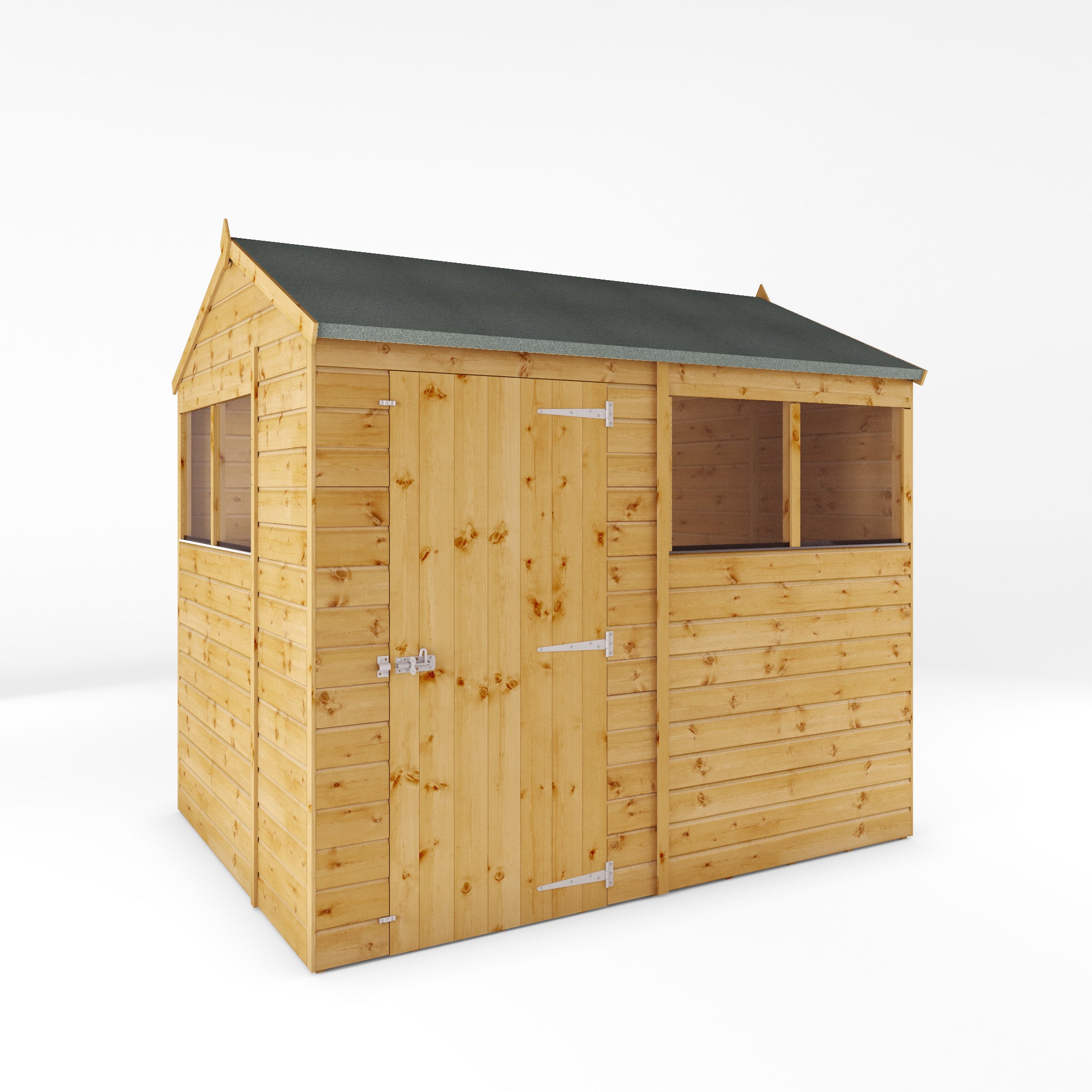 Mercia Shiplap Reverse Apex Shed (8x6) (SI-001-003-0163 - EAN 5029442006505)
