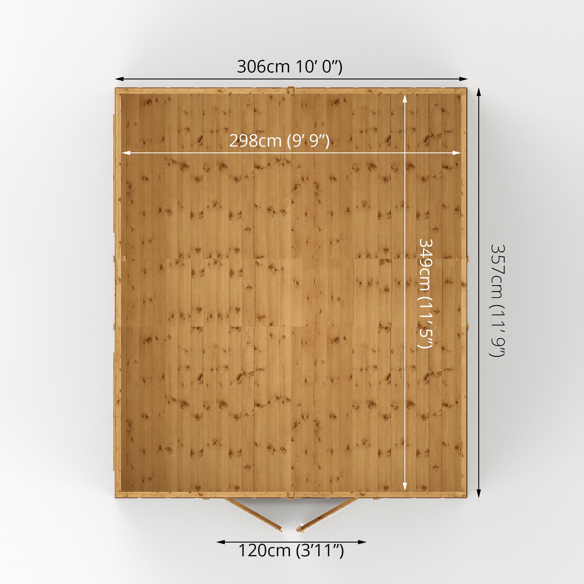 Mercia Premium Shiplap Apex Workshop (12x10) (SI-001-004-0096 - EAN 5029442006253)