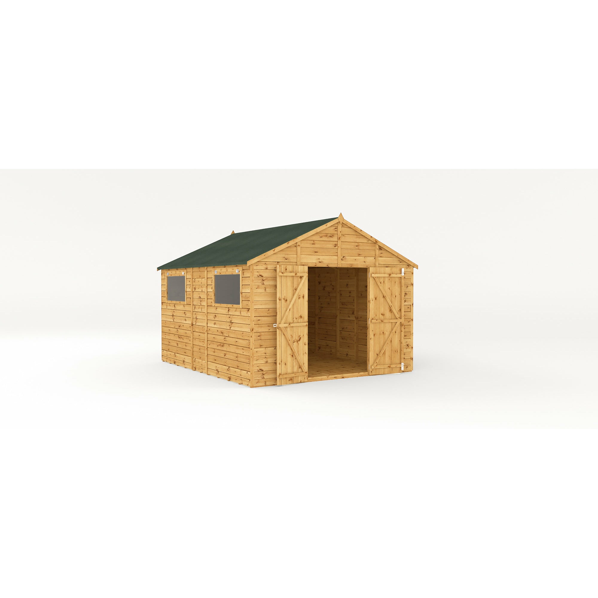Mercia Premium Shiplap Apex Workshop (12x10) (SI-001-004-0096 - EAN 5029442006253)
