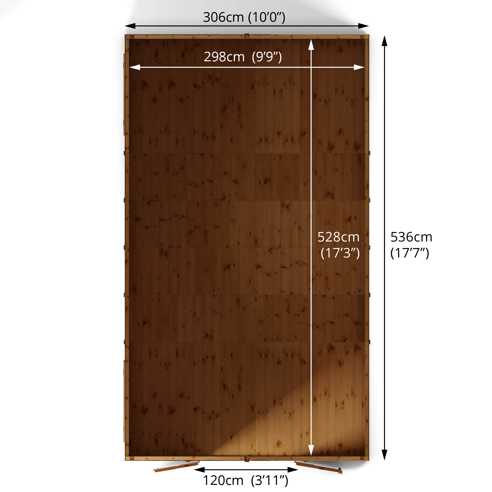 Mercia Premium Shiplap Apex Workshop (18x10) (SI-001-004-0100 - EAN 5029442006291)
