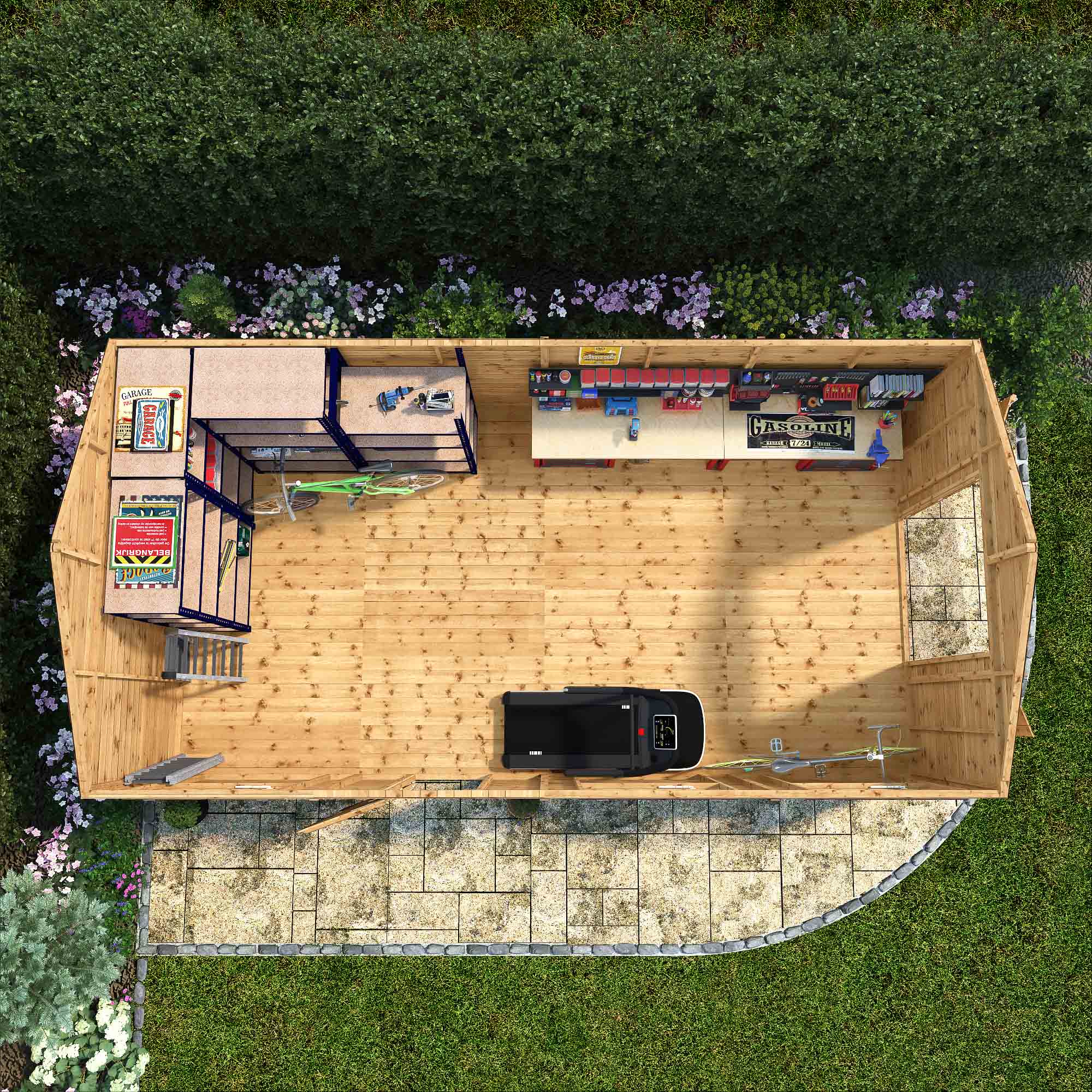 Mercia Premium Shiplap Apex Workshop (20x10) (SI-001-004-0101 - EAN 5029442006307)