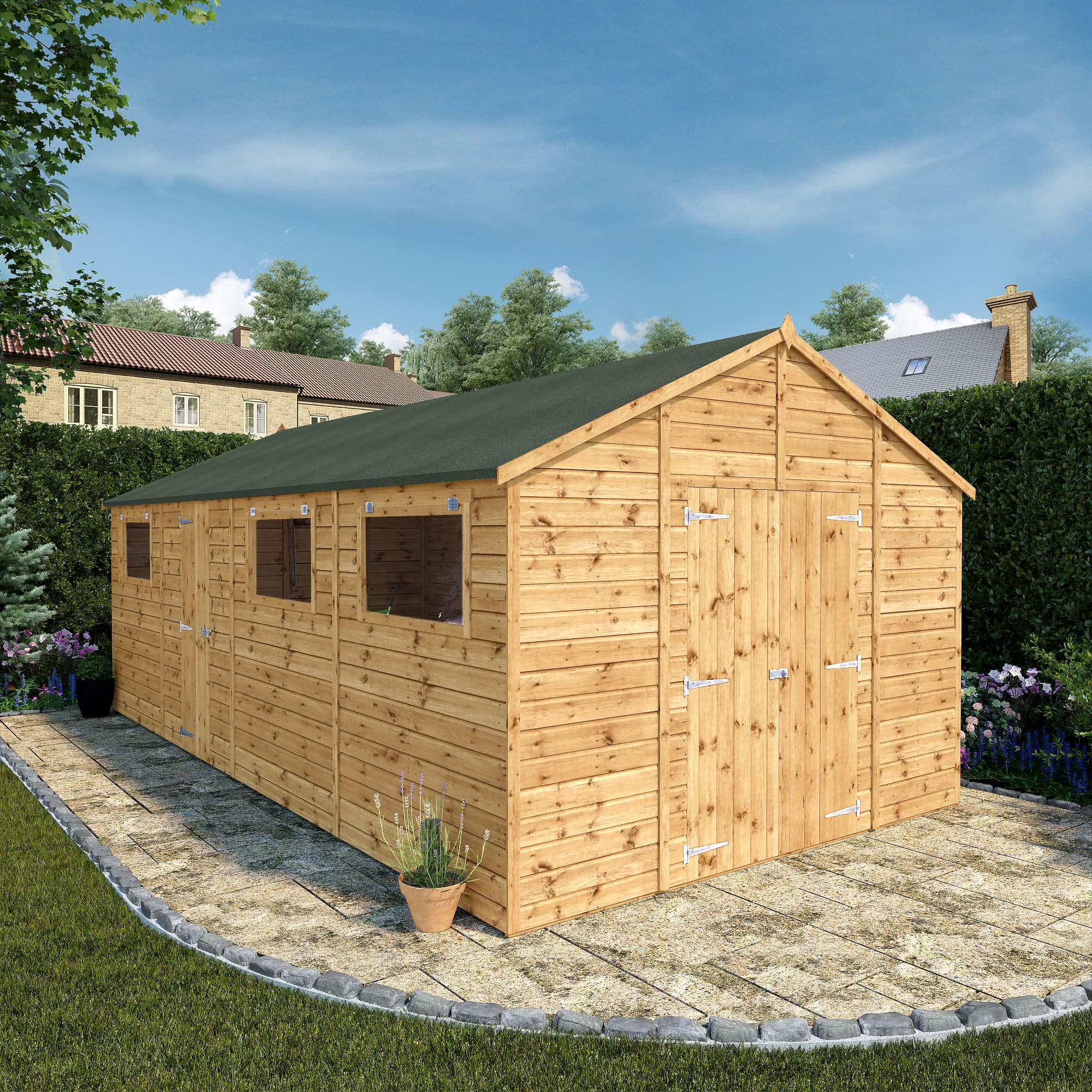 Mercia Premium Shiplap Apex Workshop (20x10) (SI-001-004-0101 - EAN 5029442006307)