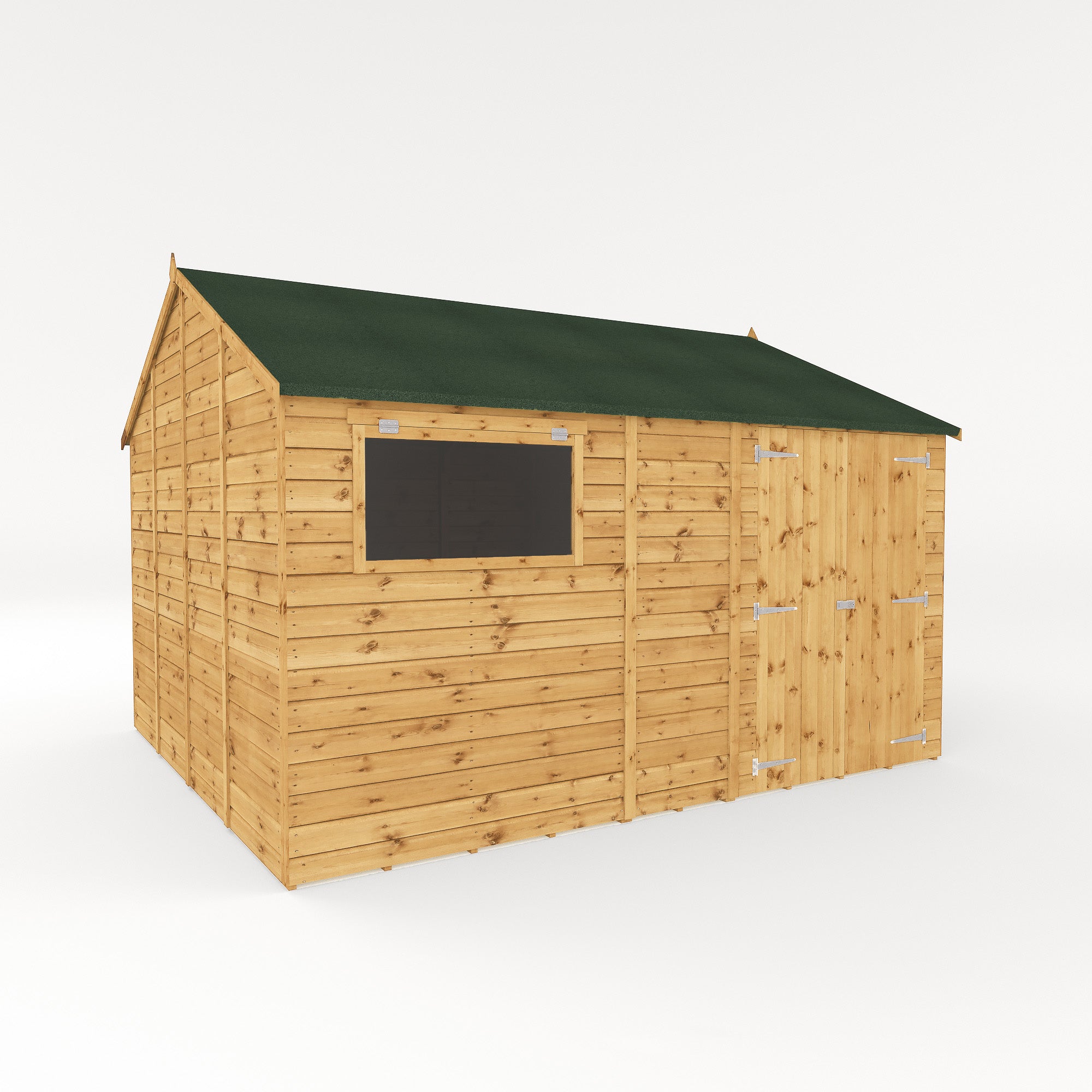 Mercia Premium Shiplap Reverse Apex Workshop (12x10) (SI-001-004-0111 - EAN 5029442006321)