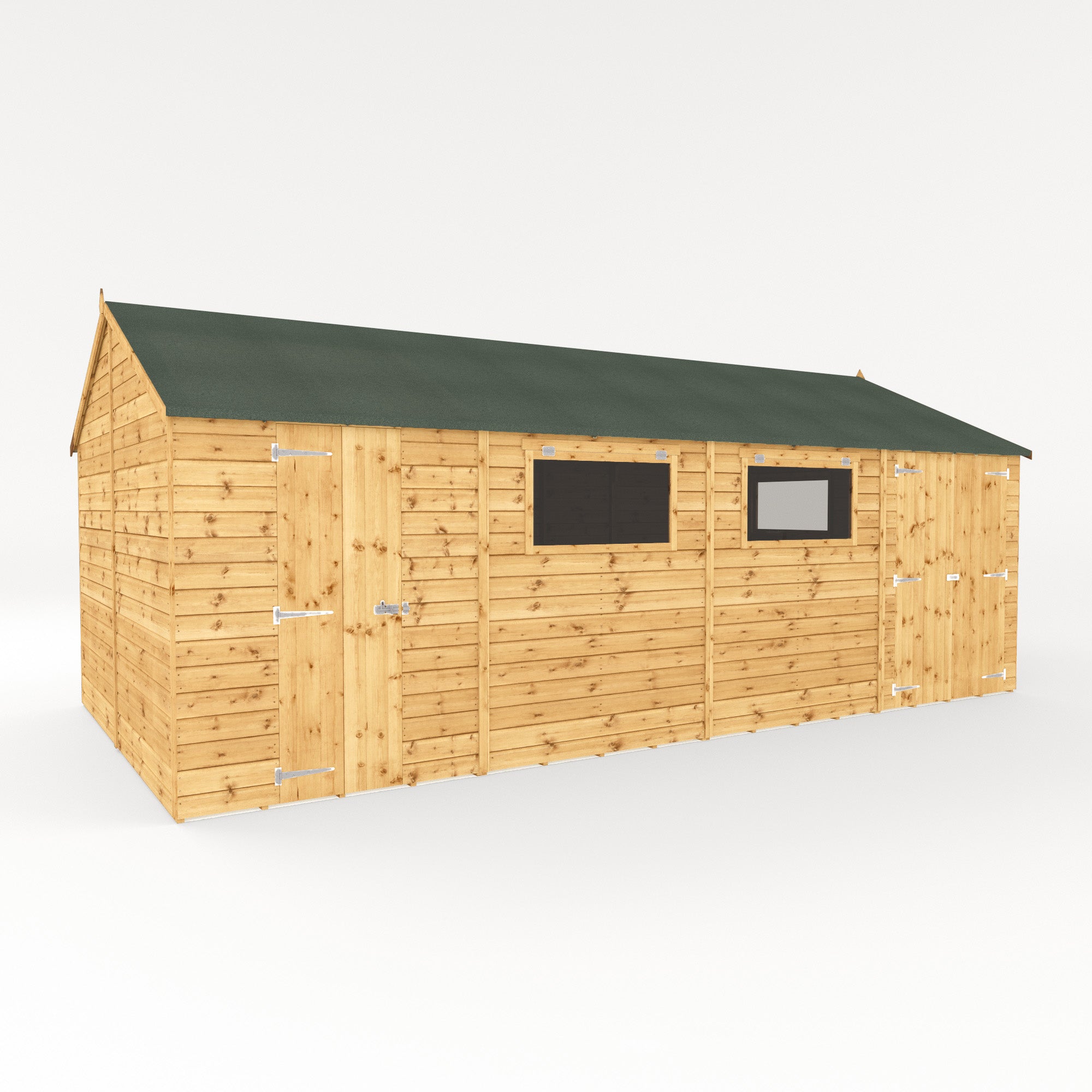 Mercia Premium Shiplap Reverse Apex Workshop (20x10) (SI-001-004-0116 - EAN 5029442006376)