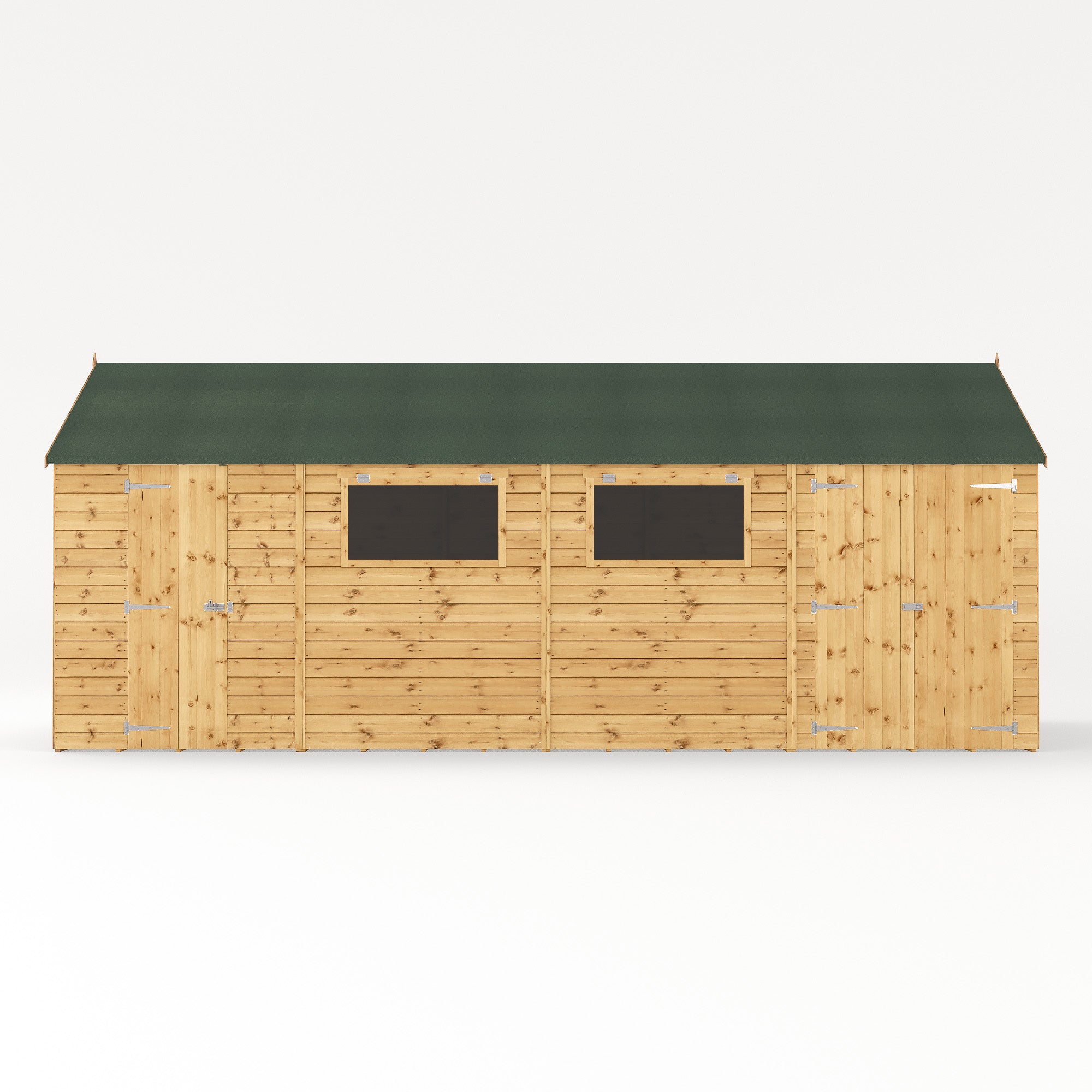 Mercia Premium Shiplap Reverse Apex Workshop (20x10) (SI-001-004-0116 - EAN 5029442006376)