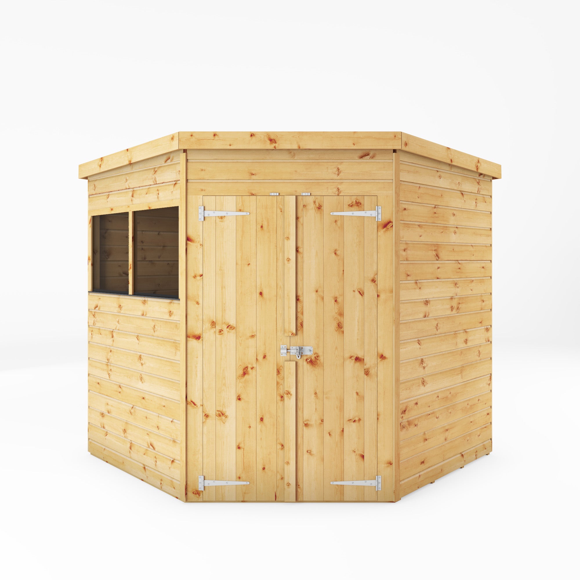 Mercia Shiplap Corner Shed (7 x 7) (SI-001-004-0127 - EAN 5029442006628)
