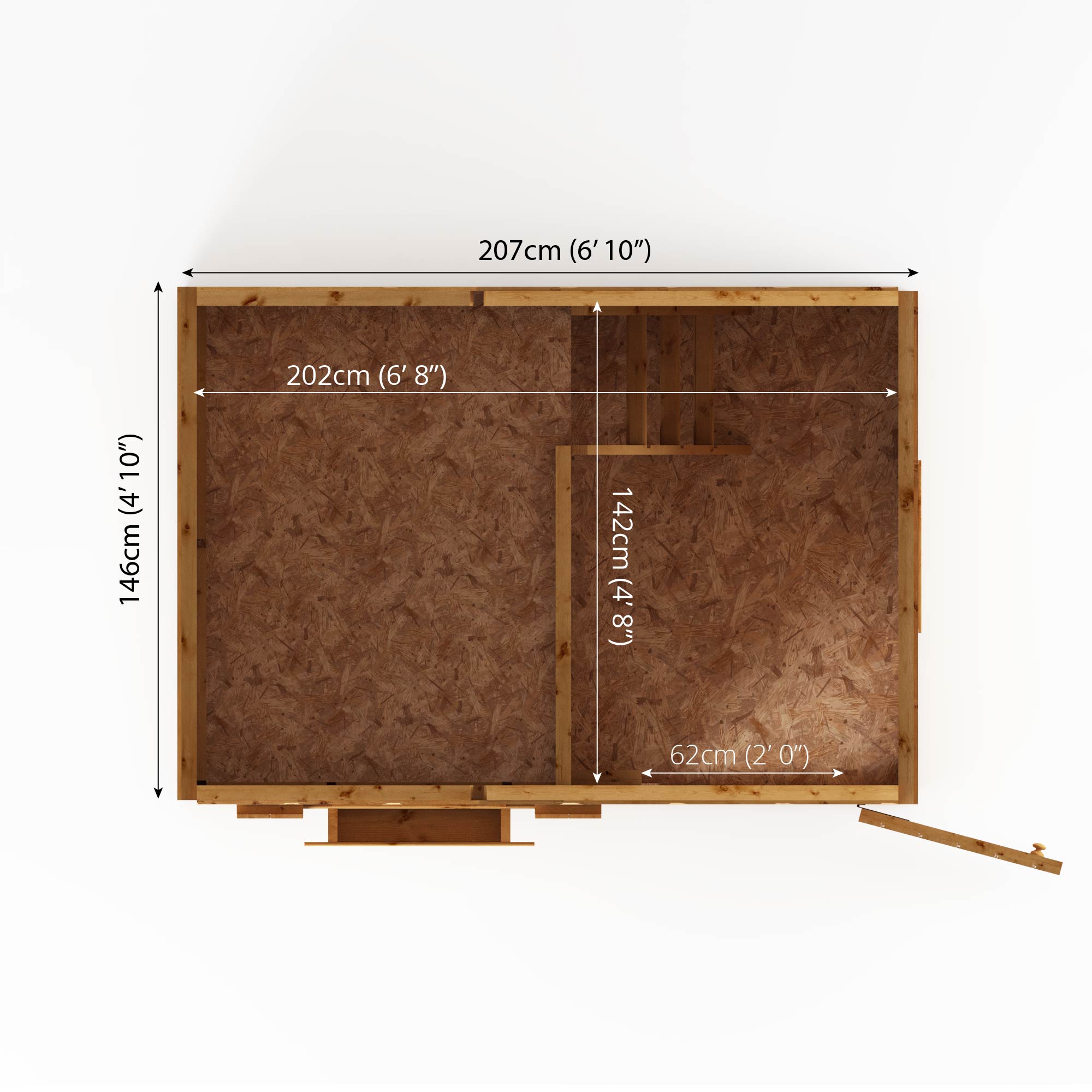 Mercia Double Storey Snowdrop Playhouse (7x5) (SI-002-001-0015 - EAN 5029442075808)