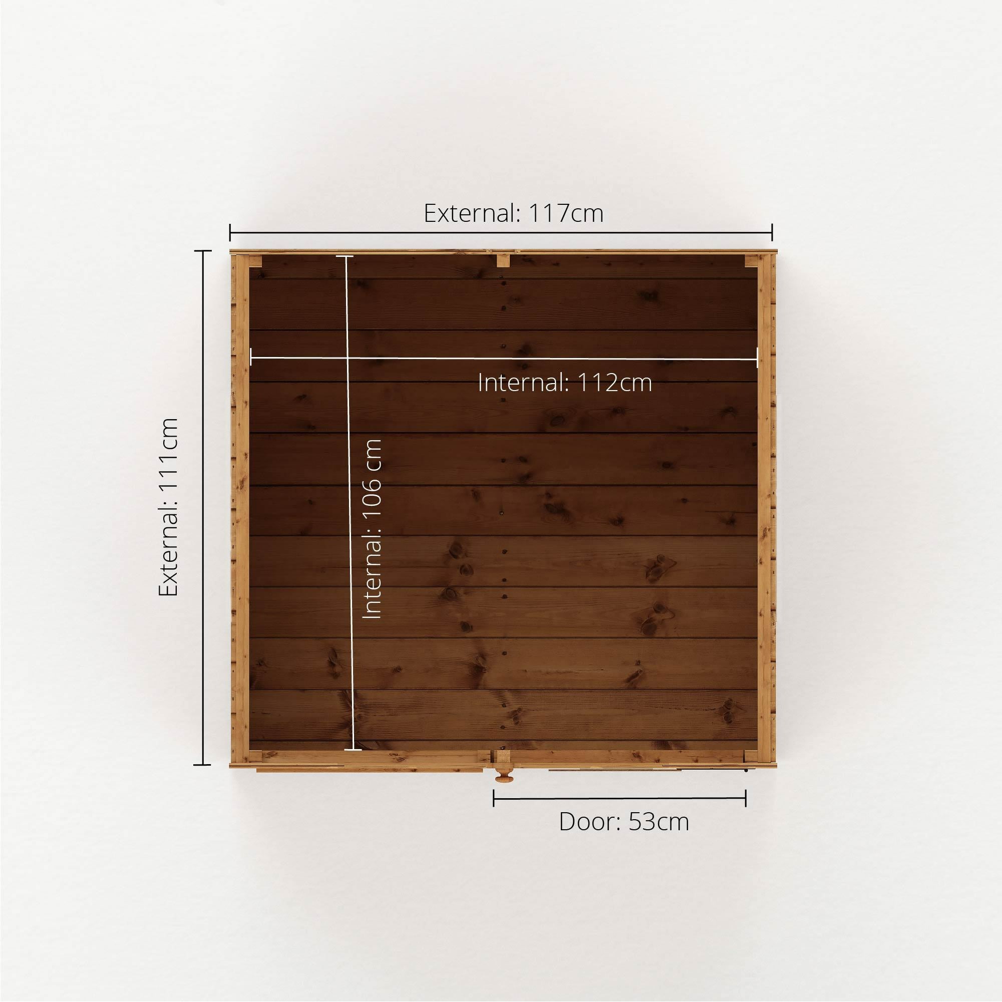 Mercia Snug Apex Wooden Playhouse (4x4) (SI-002-002-0001 - EAN 5029442075914)