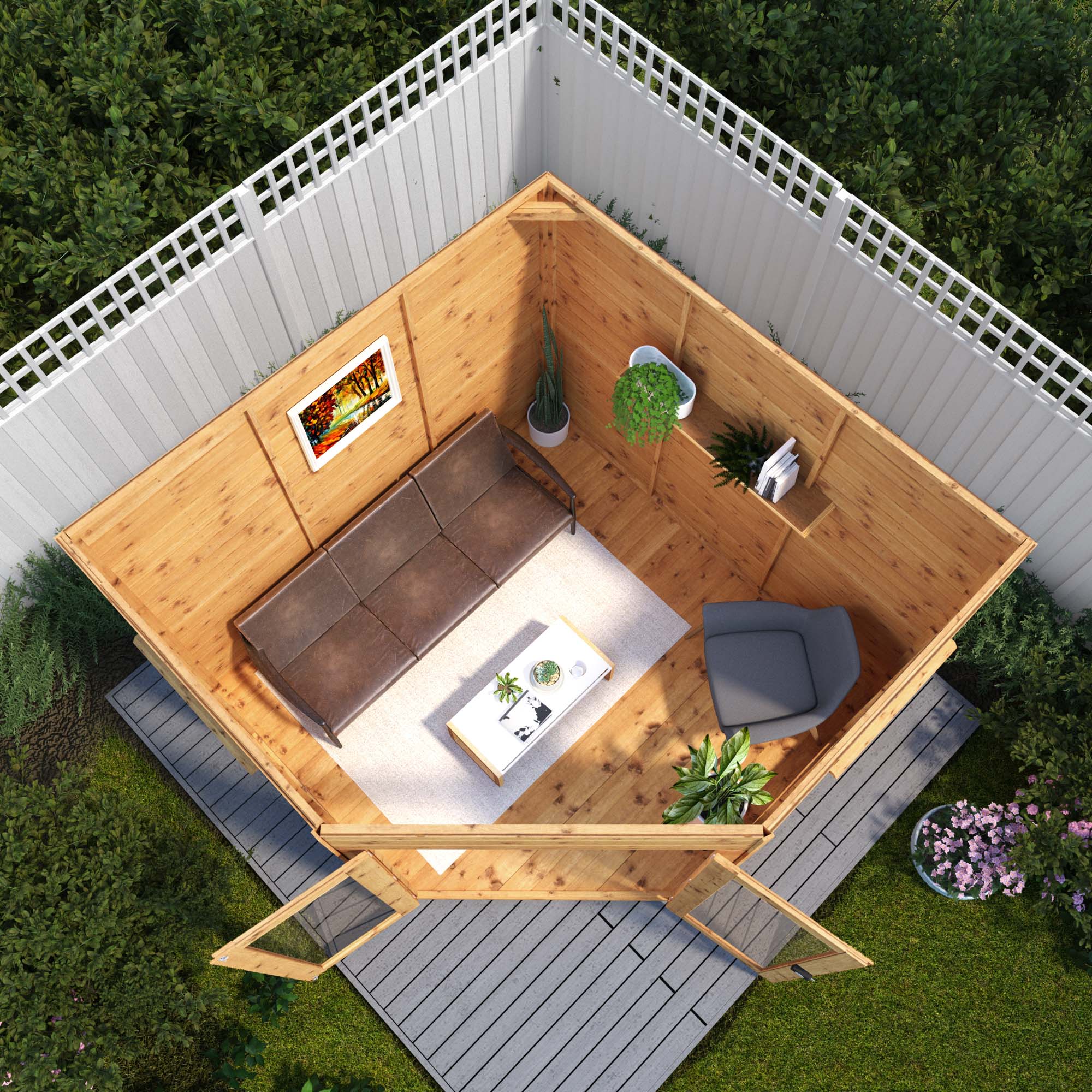 Mercia Premier Corner Summerhouse (8x8) (SI-003-001-0038 - EAN 5029442076553)