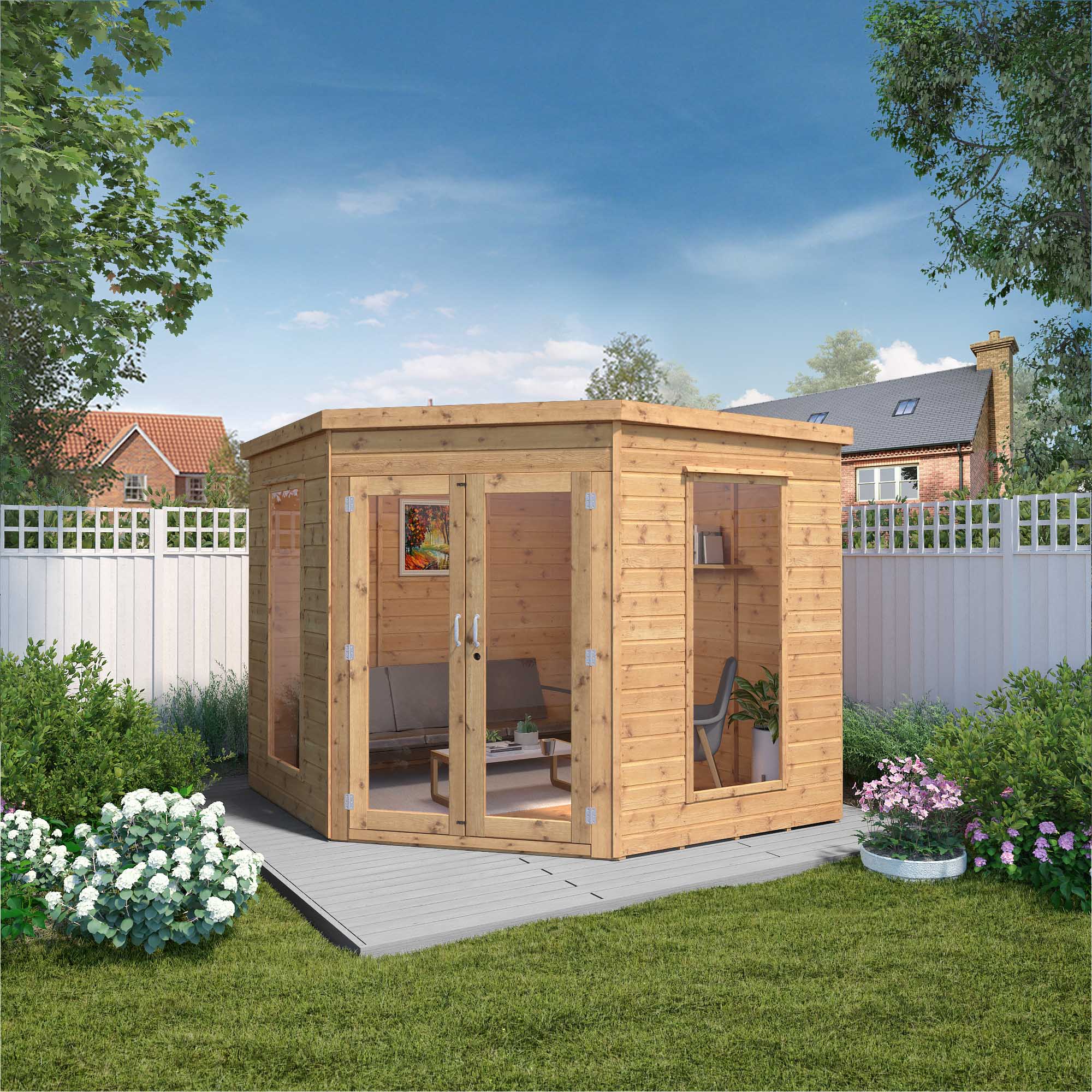 Mercia Premier Corner Summerhouse (8x8) (SI-003-001-0038 - EAN 5029442076553)