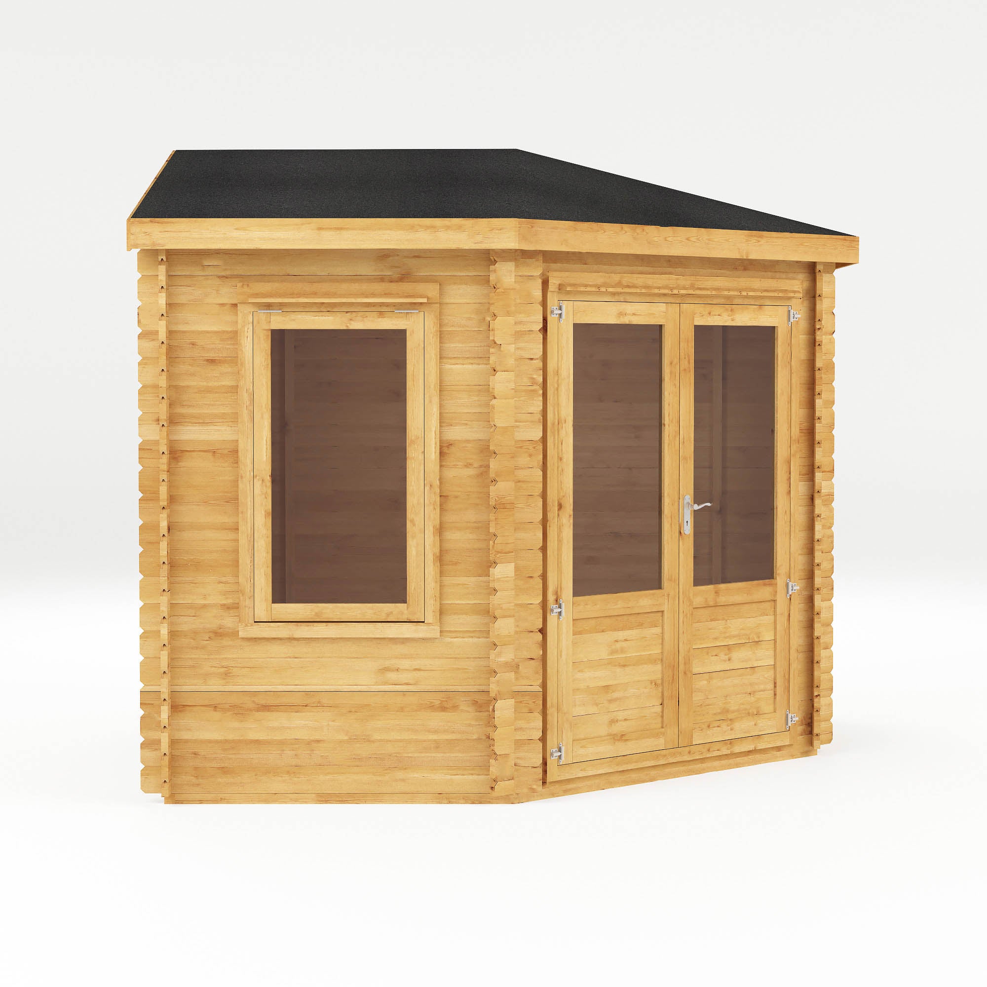 Mercia 28mm Corner Cabin (10x10) (3m x 3m) (SI-006-002-0054 - EAN 5029442002699)