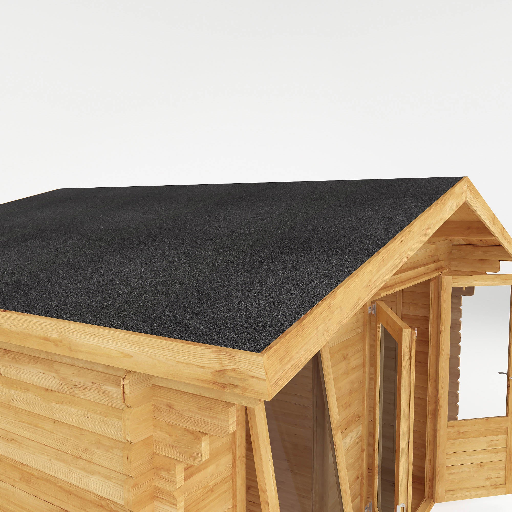 Mercia Retreat 28mm Log Cabin With Double Glazing (13x10) (4m x 3m) (SI-006-002-0058 - EAN 5029442002606)