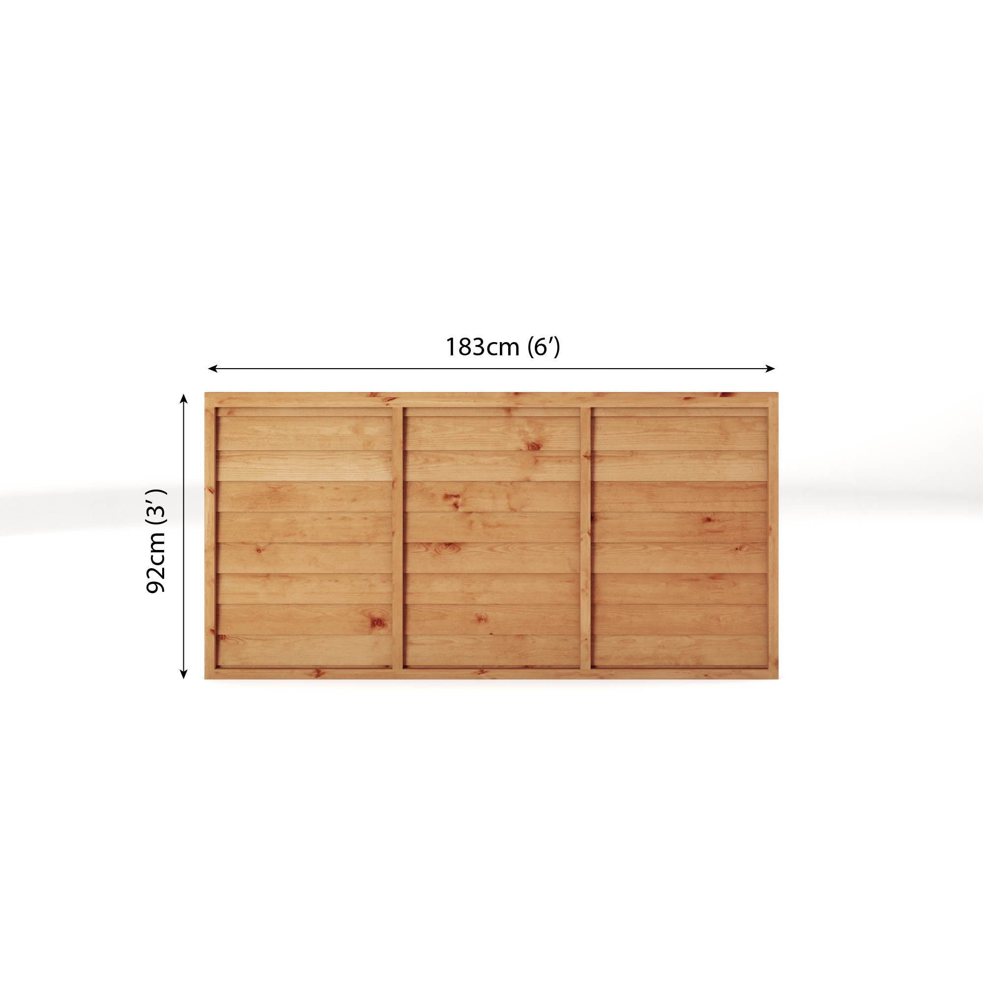 Mercia Super Lap - Pressure Treated Fence Panel (1220mm) (SI-008-047-0003 - EAN 5029442012544)