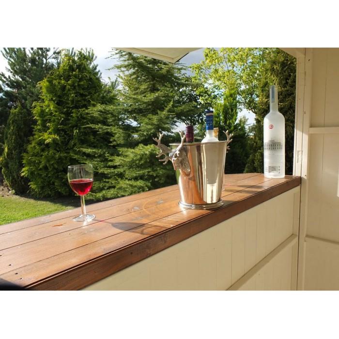 Shire Bar Pent Summerhouse (6x4) PARA0604DSL-1AA 5060490134529 - Outside Store