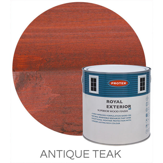 Protek Royal Exterior Wood Stain - 2.5 Litre