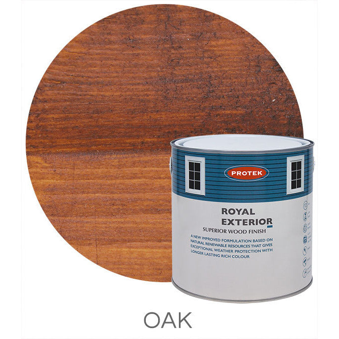 Protek Royal Exterior Wood Stain - 2.5 Litre