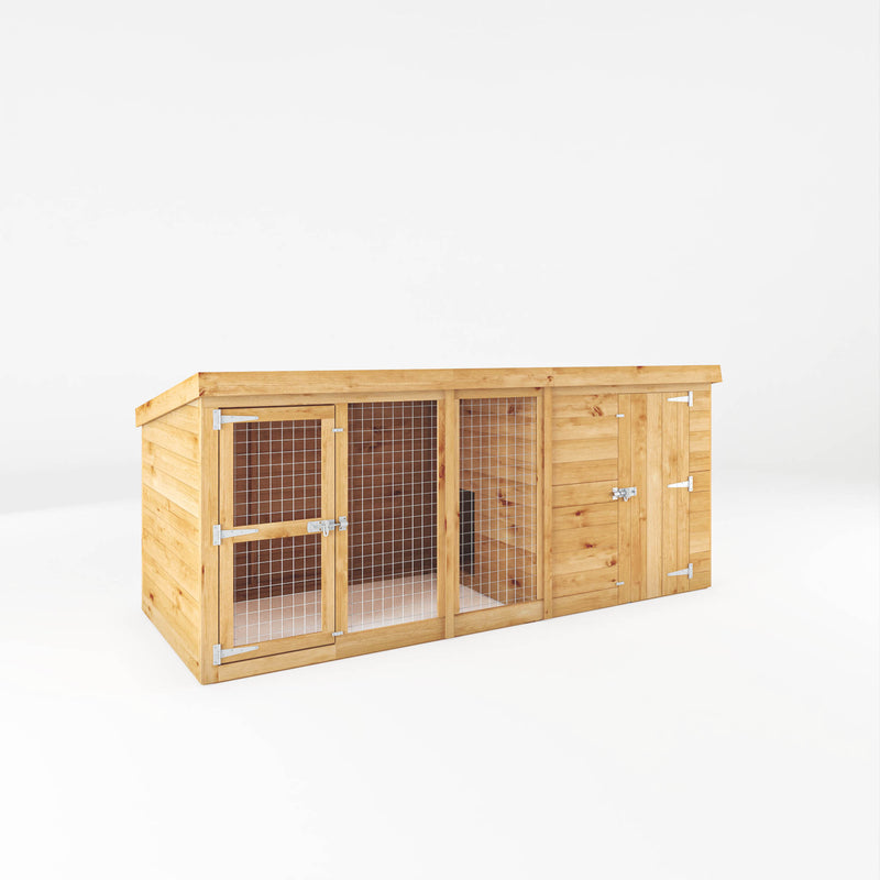 Mercia Berkshire Dog Kennel & Run (10x4) (SI-010-001-0003 - EAN 5029442093031)