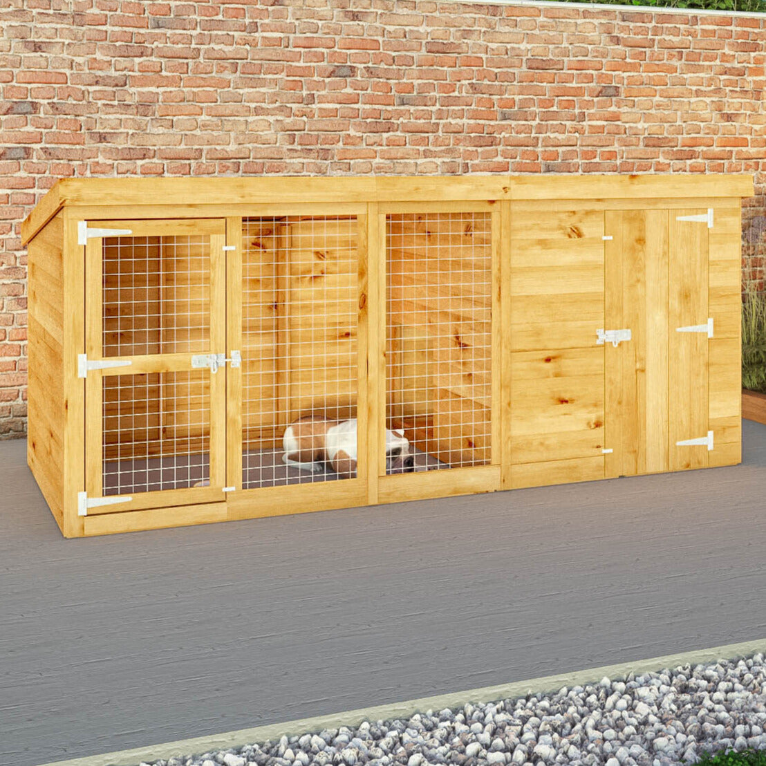 Mercia Berkshire Dog Kennel & Run (10x4) (SI-010-001-0003 - EAN 5029442093031)