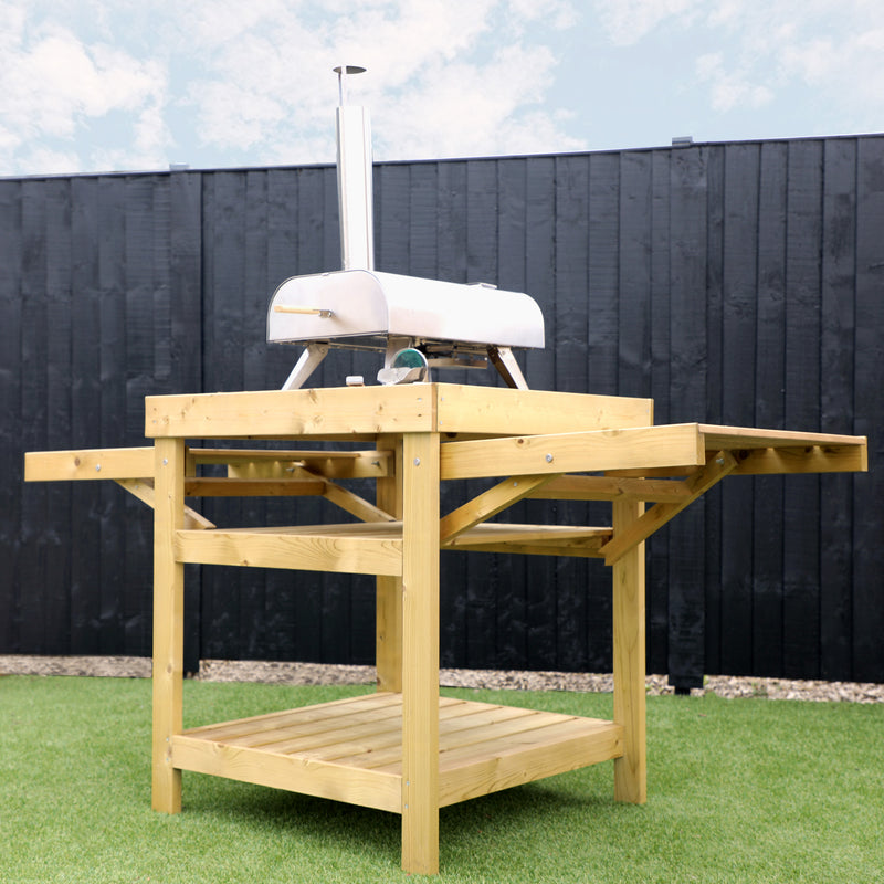 Mercia Trent BBQ Table with Folding Sides (ESDXL21PT048 - EAN 5029442013961)
