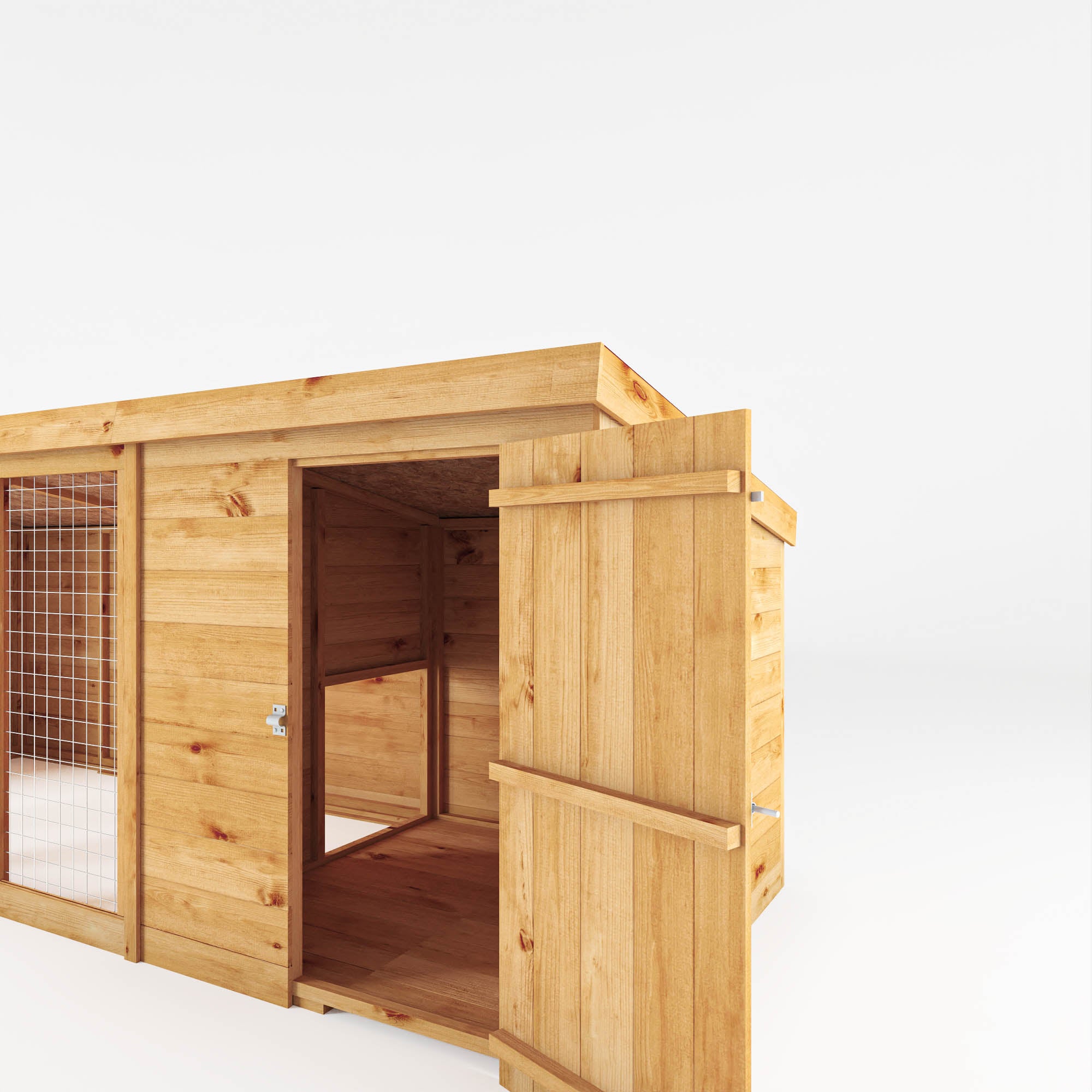 Mercia Berkshire Dog Kennel & Run (12x4) (SI-010-001-0004 - EAN 5029442093048)