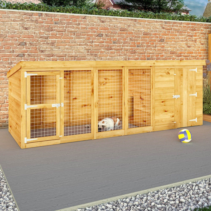 Mercia Berkshire Dog Kennel & Run (12x4) (SI-010-001-0004 - EAN 5029442093048)