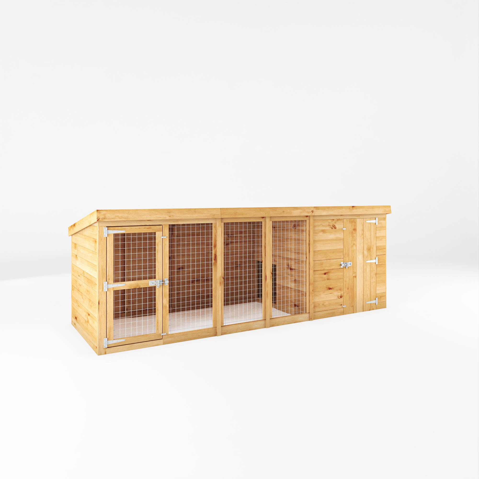 Mercia Berkshire Dog Kennel & Run (12x4) (SI-010-001-0004 - EAN 5029442093048)