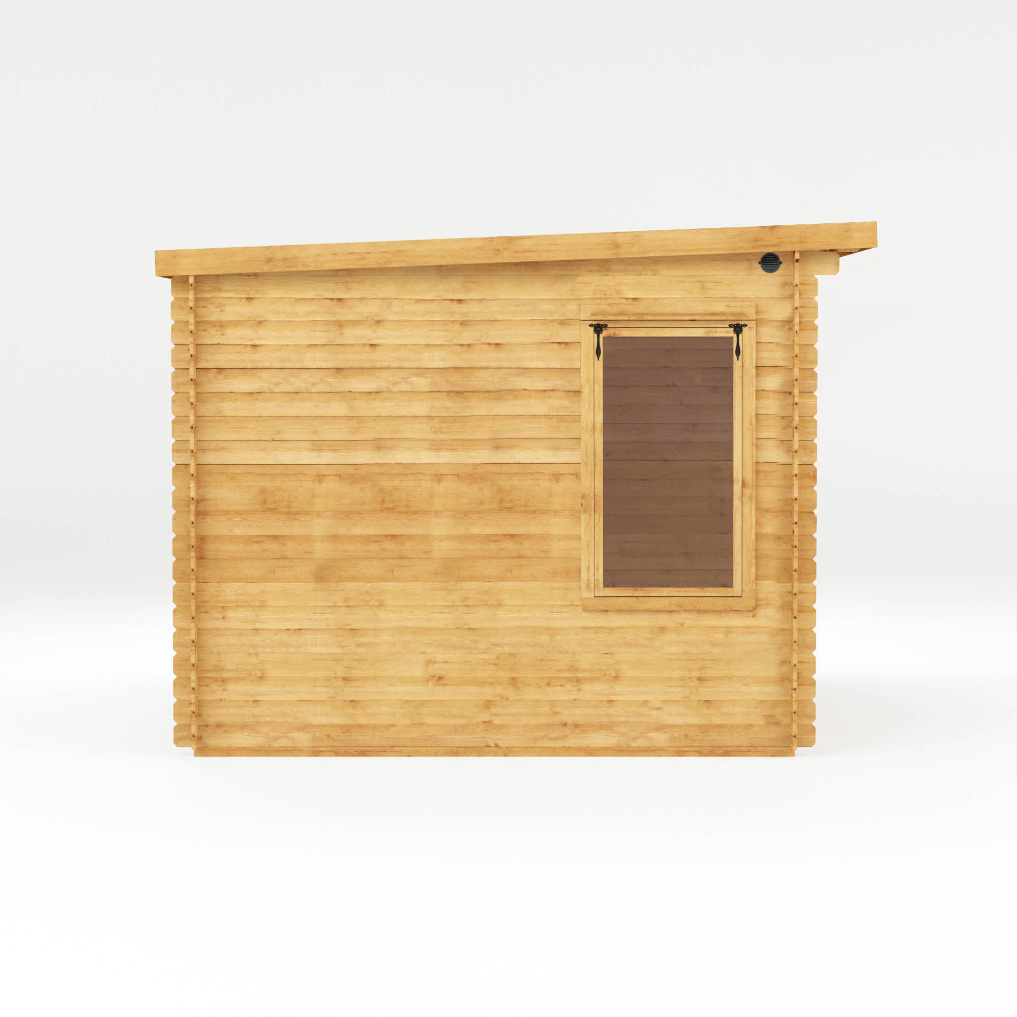 Mercia 19mm Pent Log Cabin (10x10) (3m x 3m) (SI-006-001-0038 EAN 5029442014630)