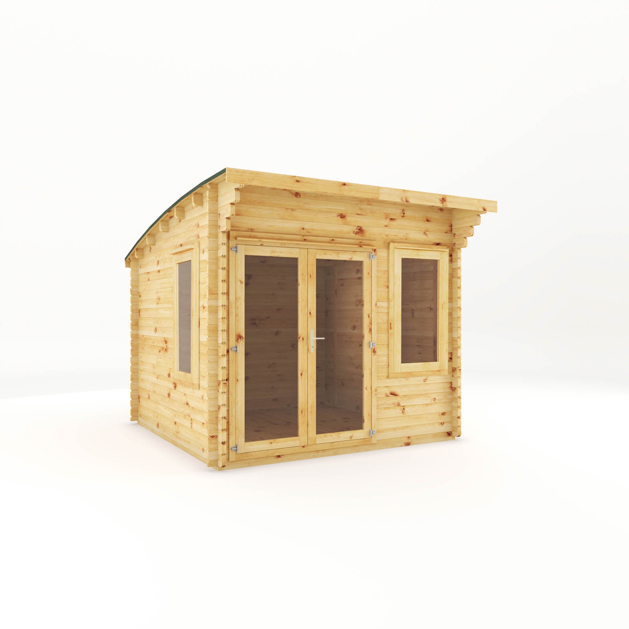 Mercia Curved Log Cabin 44mm (3x3) (SI-006-004-0091 - EAN 5029442013909)