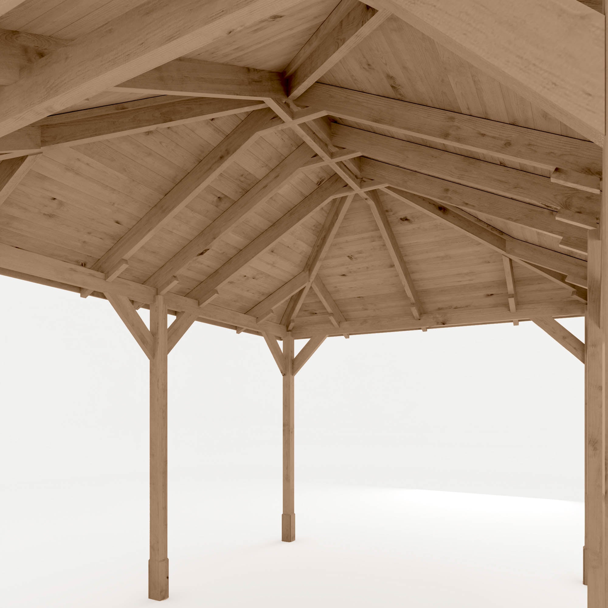 Mercia Carlton Pressure Treated Gazebo (3m x 4m) (SI-012-002-0005 - EAN 5029442014944)