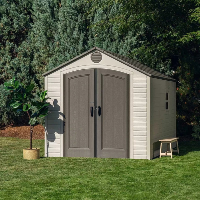 Lifetime (8x12.5) Plastic Outdoor Storage Shed 6402