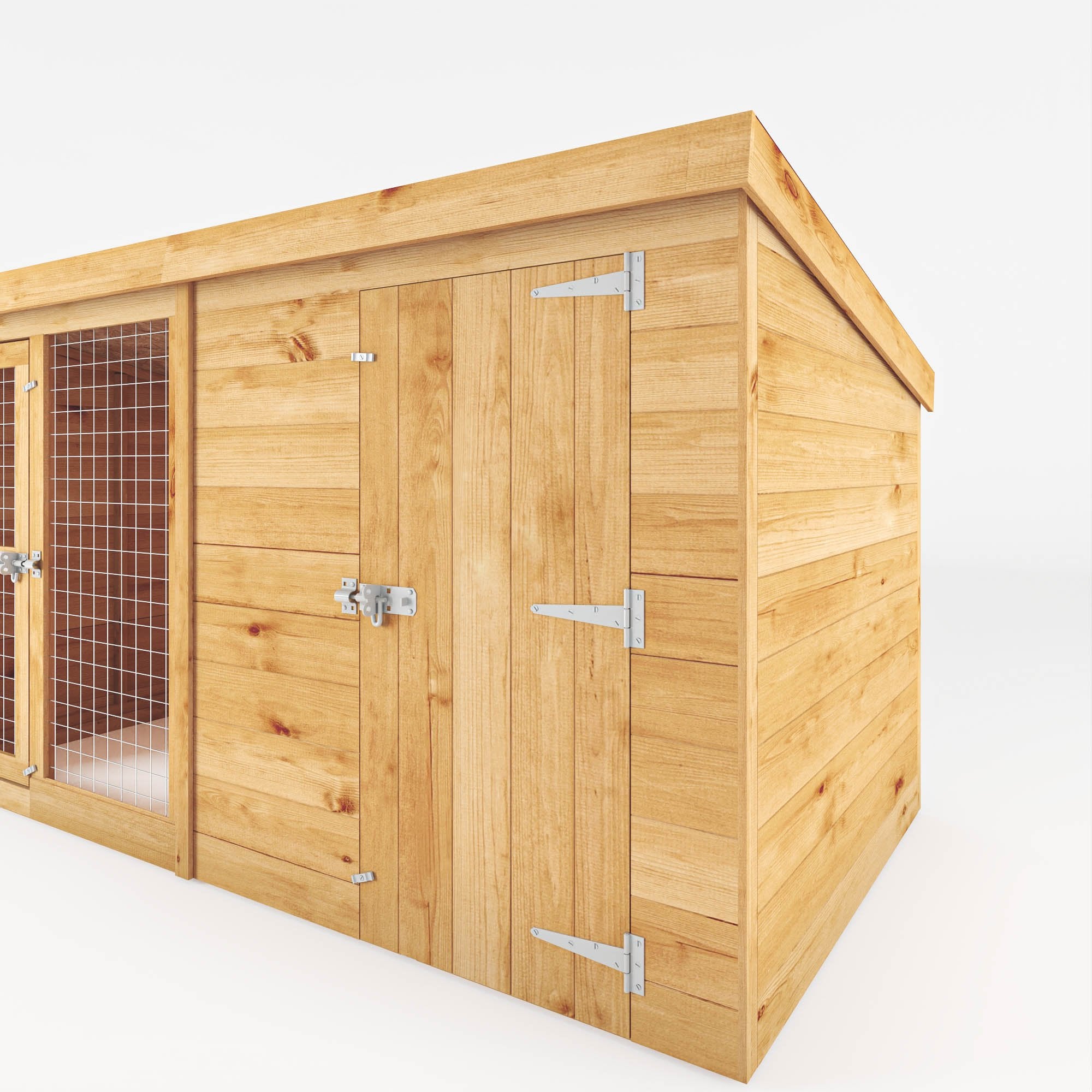 Mercia Berkshire Dog Kennel & Run (8x4) (SI-010-001-0002 - EAN 5029442093024)