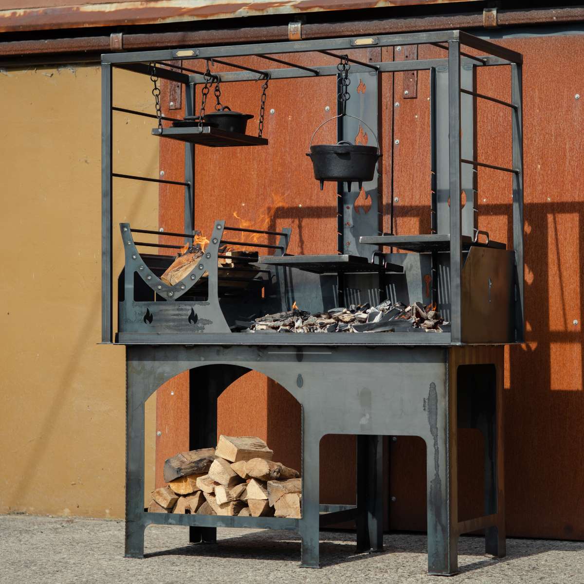 Firepits UK Asado Doble BBQ ASADODBL