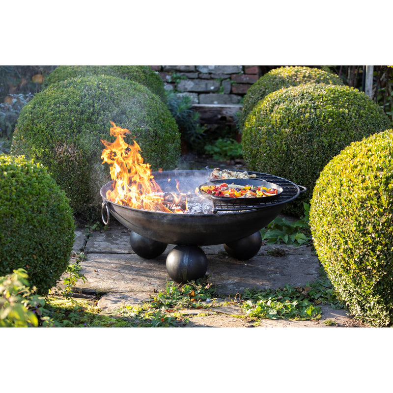Firepits UK Ball Stand 90cm Fire Pit Collection (up to 12 people) BST90