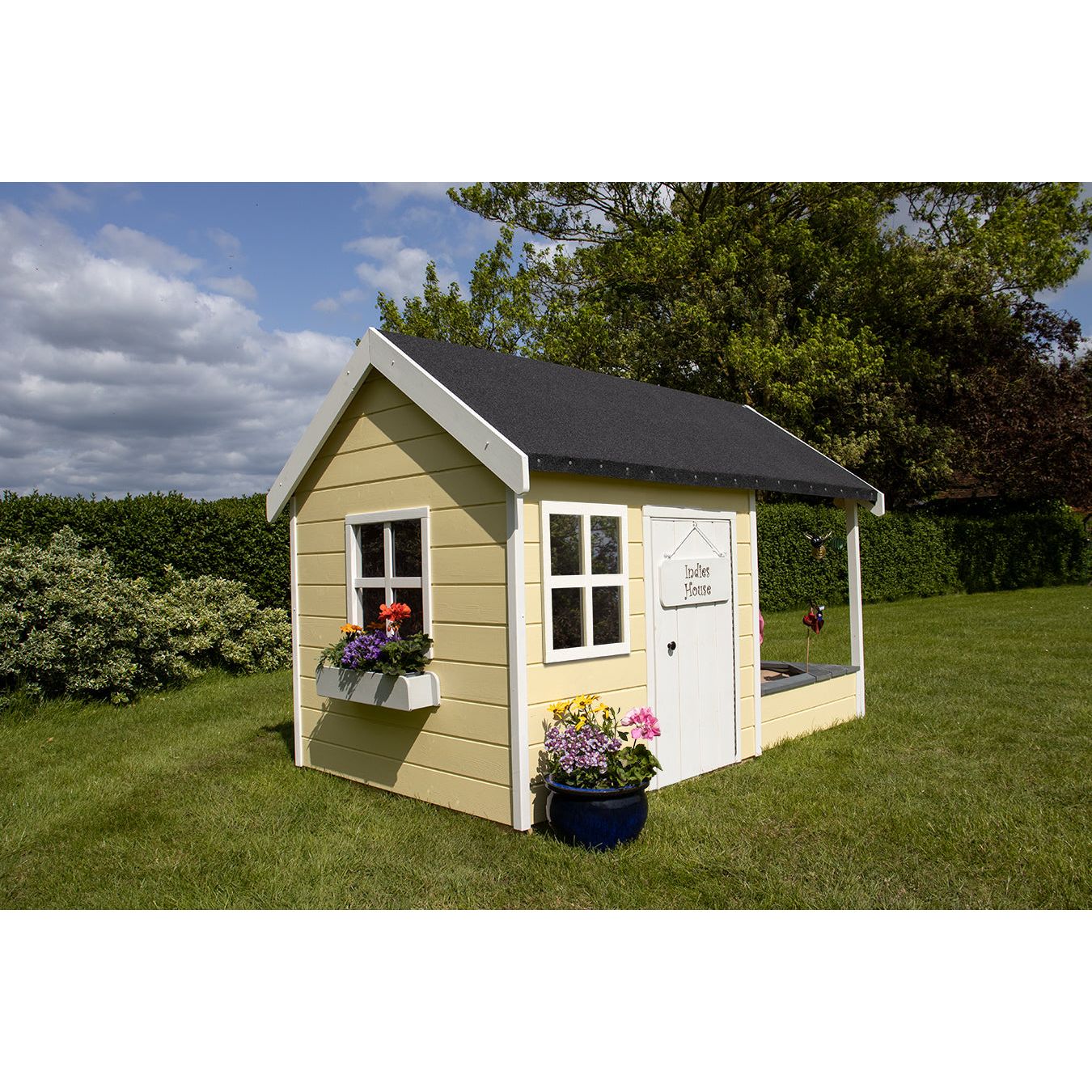 Little Rascals Benjie Playhouse (7x4) with Sandpit