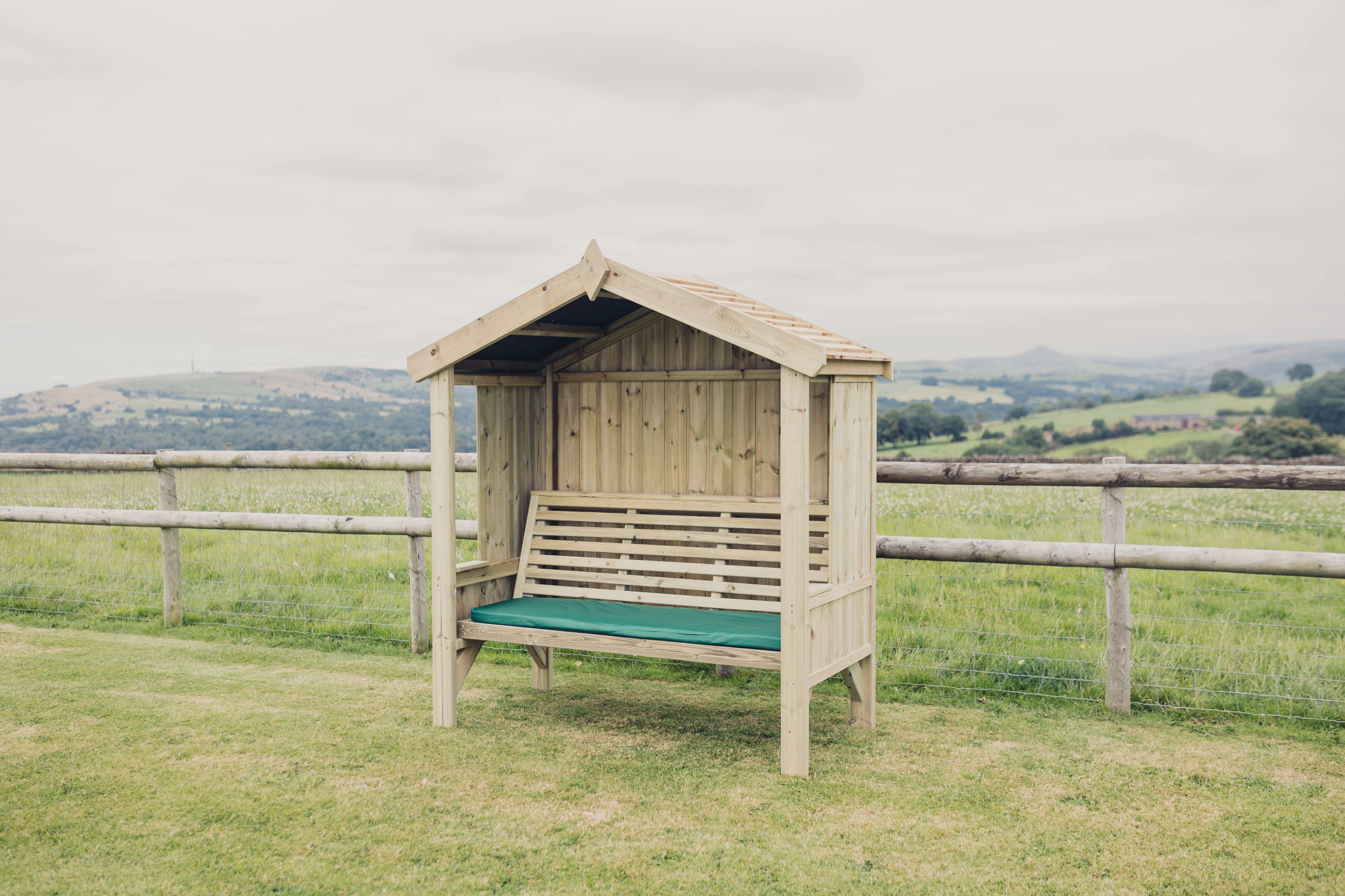 Churnet Valley Cottage Arbour Fully Enclosed 3 Seater CA102 7435353659033