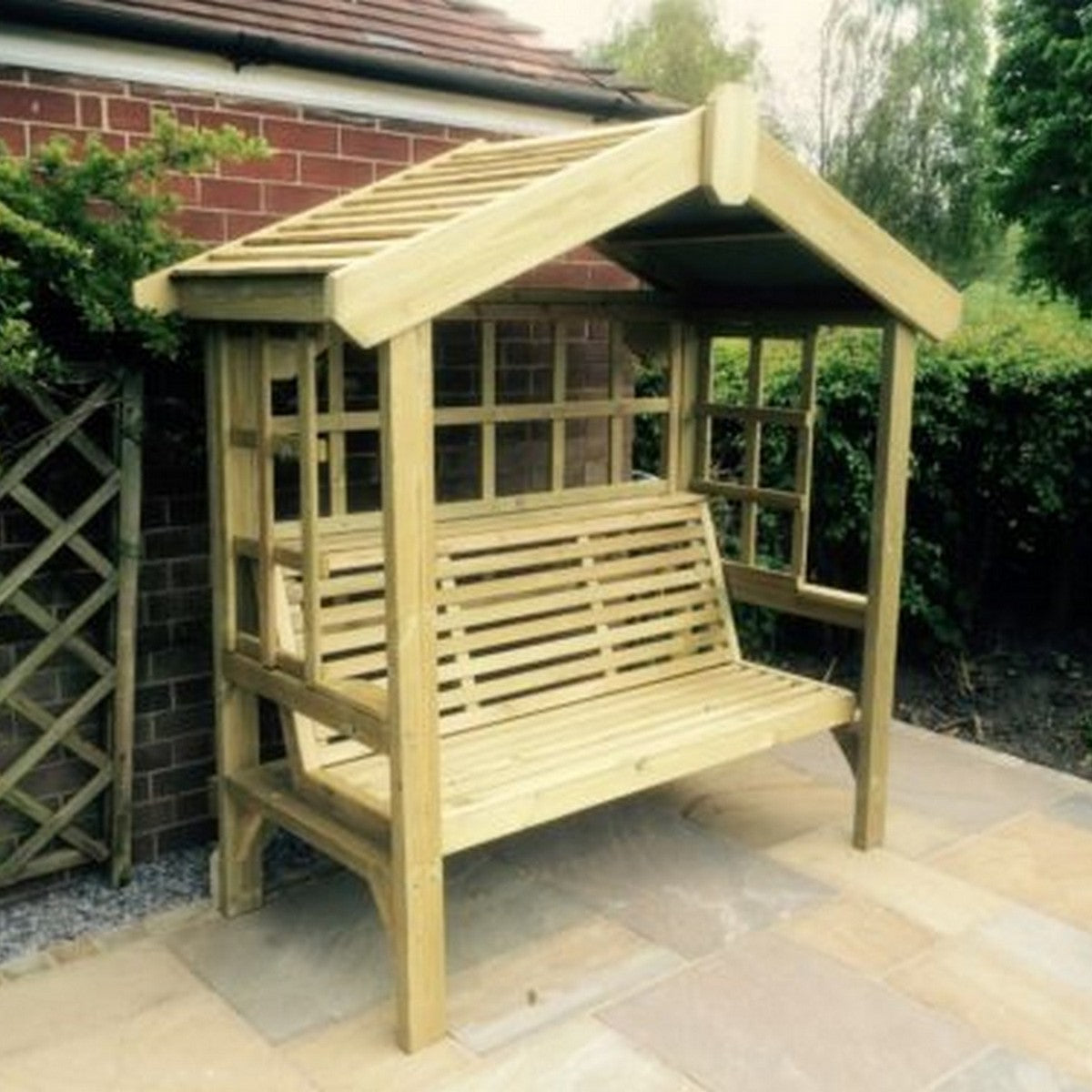 Churnet Valley Cottage Arbour Trellis 3 Seaters CA104 9145341341496