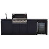 Cabinex Classic Outdoor Kitchen with BeefEater S3000E 4 Burner BBQ & Fridge (CABODK419942)