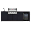 Cabinex Classic Outdoor Kitchen with BeefEater 1600S 4 Burner BBQ & Fridge (CABODK41640SAE)