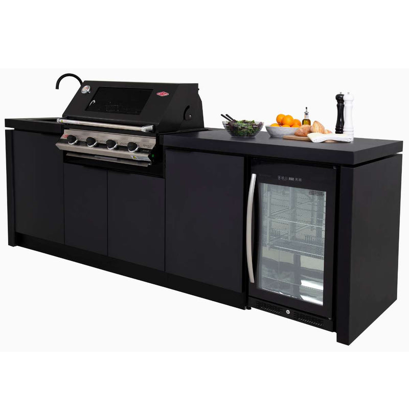 Cabinex Classic Outdoor Kitchen with BeefEater S3000E 4 Burner BBQ & Fridge (CABODK419942)