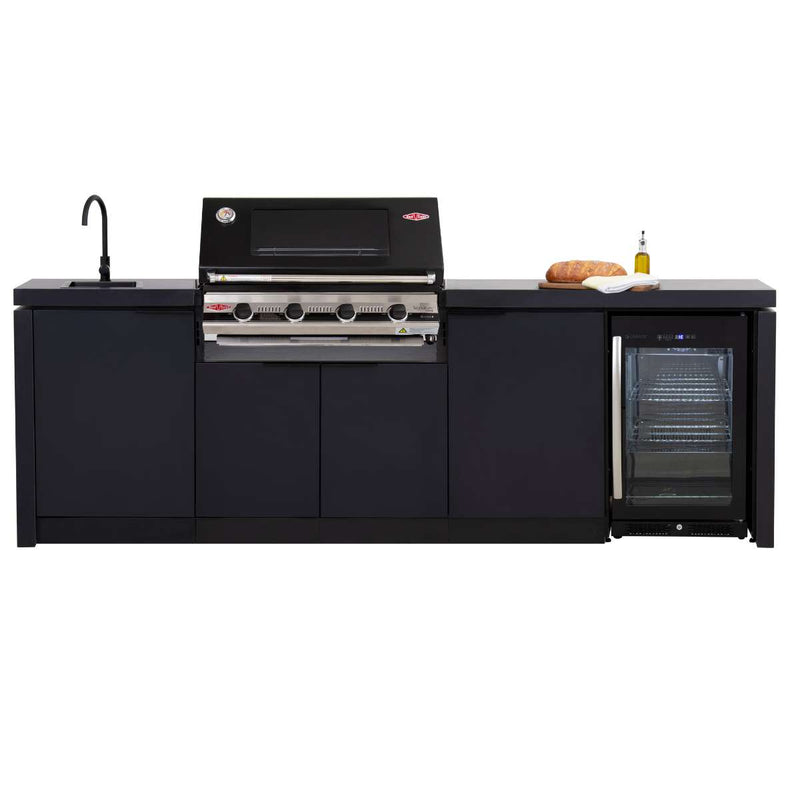 Cabinex Classic Outdoor Kitchen with BeefEater S3000E 4 Burner BBQ & Fridge (CABODK419942)