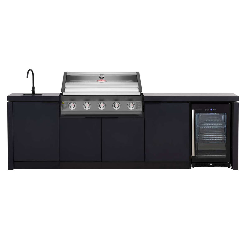 Cabinex Classic Outdoor Kitchen with BeefEater 1600E 5 Burner BBQ & Fridge (CABODK51650DAE)