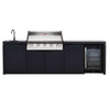 Cabinex Classic Outdoor Kitchen with BeefEater 1600S 5 Burner BBQ & Fridge (CABODK51650SAE)