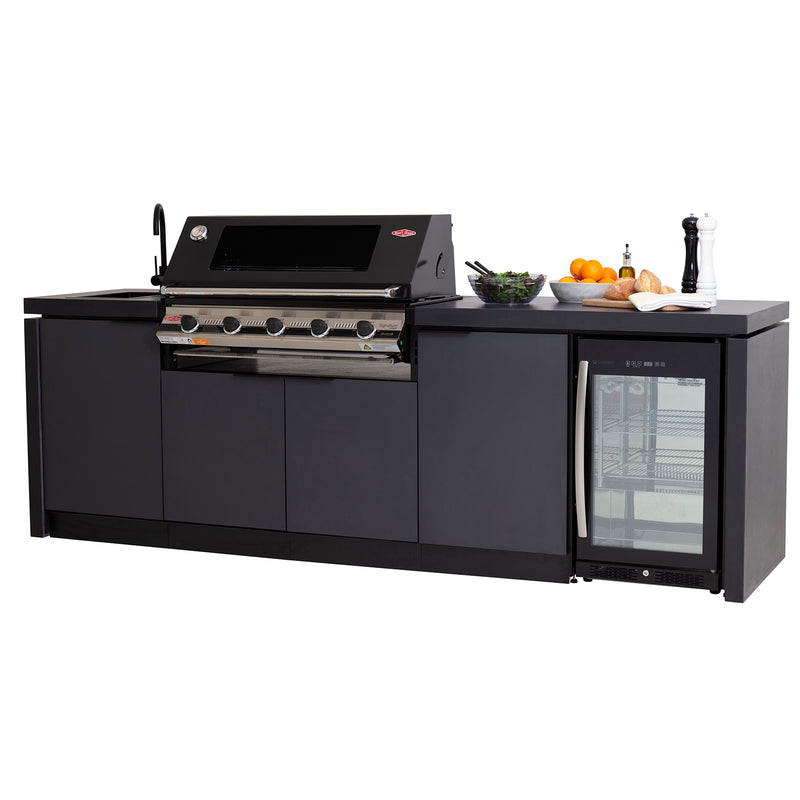 Cabinex Classic Outdoor Kitchen with BeefEater S3000E 5 Burner BBQ & Fridge (CABODK519952)