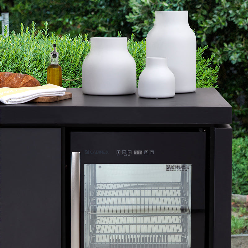 Cabinex Premium Outdoor Kitchen with BeefEater 1600S 5 Burner BBQ & Fridge (CABODK5P1650SAE)