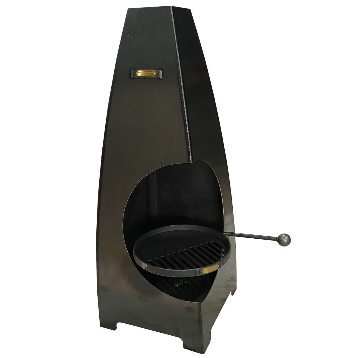 Firepits UK Circus Chiminea with Swing Arm BBQ Rack CRCSWA