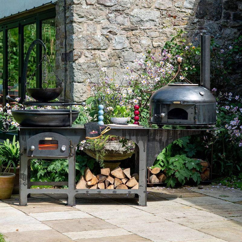 Firepits UK Complete Outdoor Kitchen with Dome Oven MKCOMPLDMVN