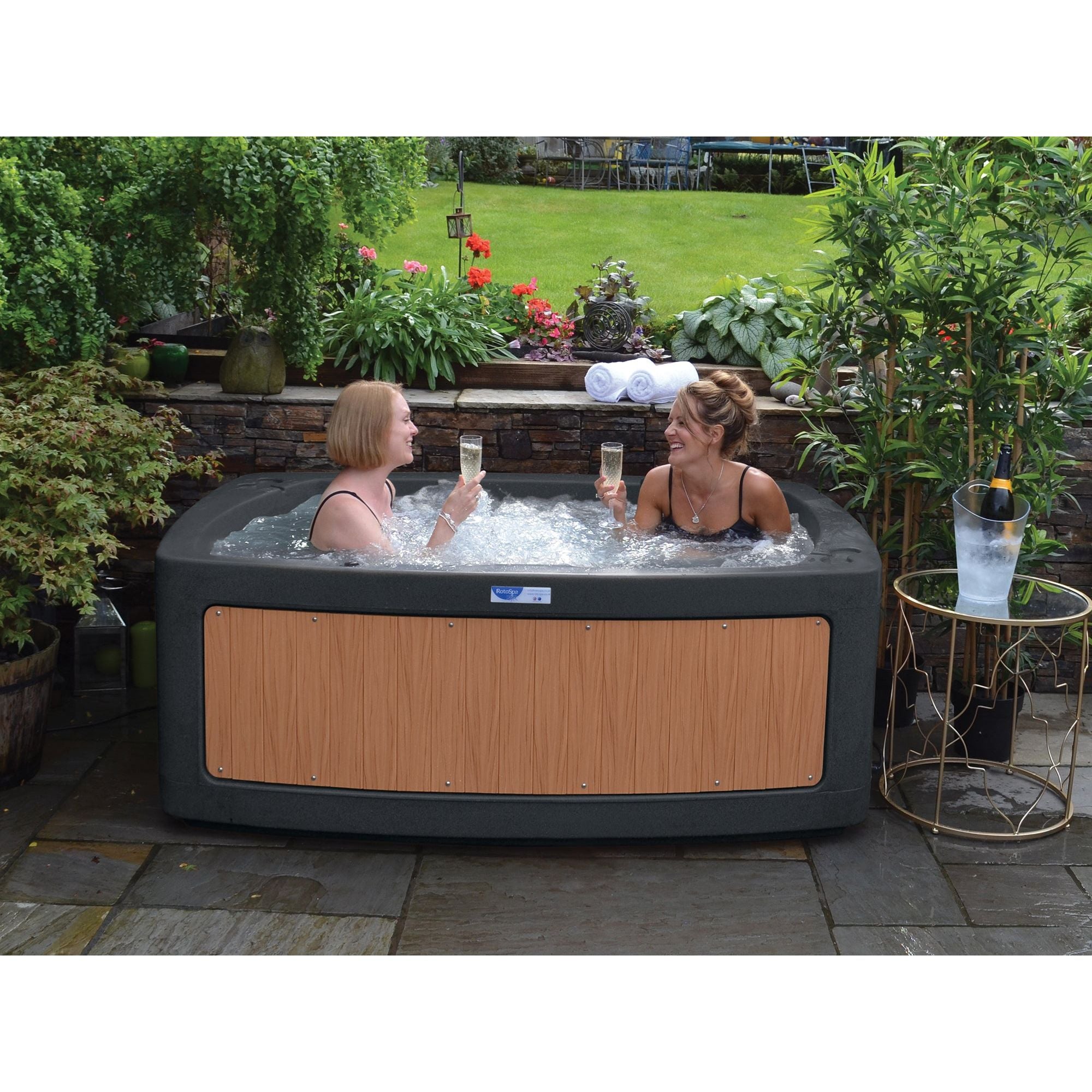 RotoSpa DuoSpa S240 2-3 Person Hydrotherapy Spa Hot Tub