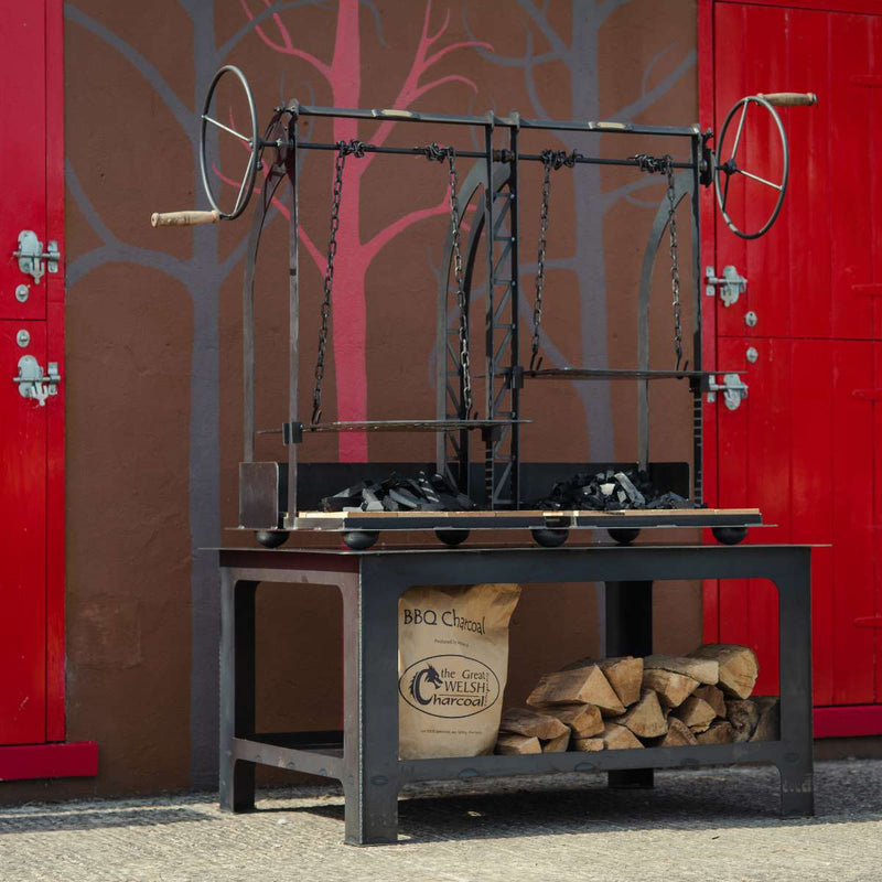 Firepits UK Katherine Wheel Dual BBQ DKWHL