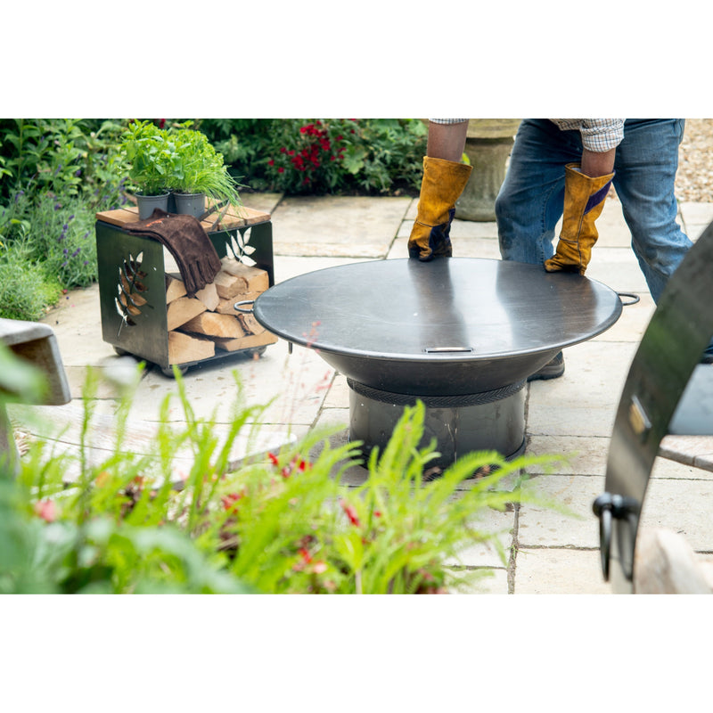 Firepits UK Flat Table Top Lid 90cm (for our 90cm fire pit measures
